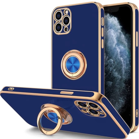 For iPhone 11 Pro Phone Case Heavy Duty Shockproof Cover Blue And Glass Screen - Picture 1 of 10